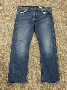 Jeans de mezclilla de pierna recta Levi’s 501 para hombre 40x30 - Imagen 1 de 10