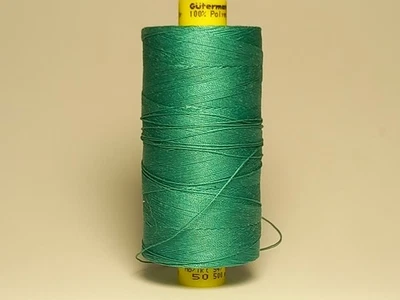 gutermann mara 50 tex 60 ,100% polyester sewing thread,turquoise color col 107 - Image 1 of 4