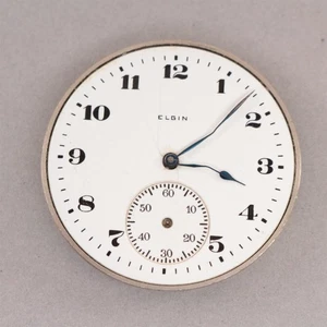 Elgin 12 Size Pocket Watch Movement - FH497 - Picture 1 of 3