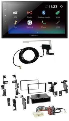 Pioneer DAB MP3 Bluetooth 2DIN USB Autoradio für Nissan Cube ab 09 Frontier ab 1 - Bild 1 von 4