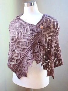 "Kalinka Shawl" Annie's Signature Designs Knitting Pattern Leaflet: Intermediate - Picture 1 of 3