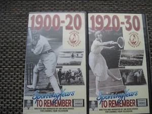 Sporting Years to Remember vhs videos x 2 (1900-20 & 1920-30 - Picture 1 of 4