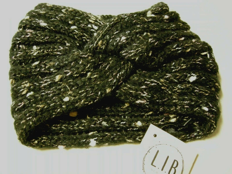 Turbante, damas de L. I. B., negro, acrílico, talla única, nuevo Foto 1 de 1