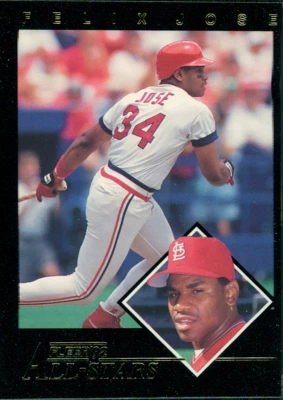 1992 Fleer - All-Stars #1 Felix Jose - Image 1 of 2