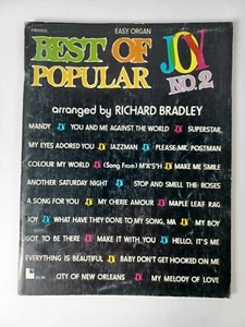 Best of Popular Joy no. 2 Easy Organ Sheet Music 1975 - Picture 1 of 8