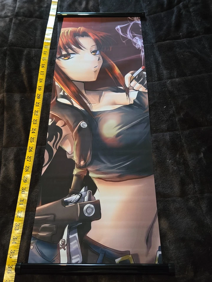 Black Lagoon-Revy-- Scroll Poster- --30" x 10" - Image 1 of 1