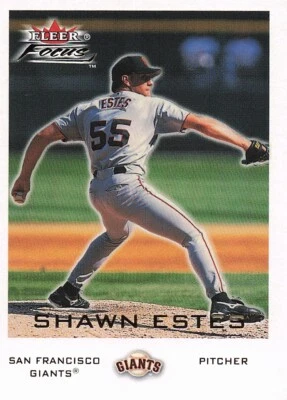 2001 Fleer Focus #92 Shawn Estes - Image 1 of 2