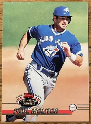 Paul Molitor 1993 Topps Stadium Club Card #627 Blue Jays MLB HOF Free Shipping - Image 1 of 3