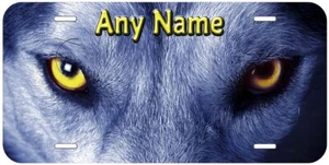 Matrícula de coche Wolf cualquier nombre personalizada novedad - Imagen 1 de 17