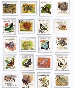 Australia 1981 Wildlife 27 values to $1 complete (2 scans) (P725) - Picture 1 of 2