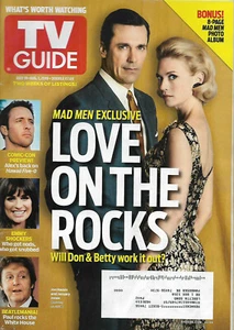 TV Guide Magazine July 19-August 1 2010 Jon Hamm January Jones Mad Men - Picture 1 of 2