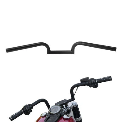 Manillar de suspensión de 4"" de elevación y 1" apto para Harley Sportster 883 XL883 48 07-14 negro Foto 1 de 4