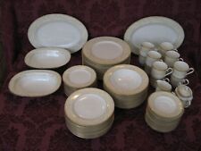 Mikasa Chalfonte China 78 Pc Dinnerware Set for 12 w/6 Serving Pcs - Excellent!