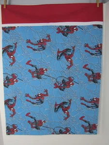 Spiderman Spinnennetz Kissenbezug Single Jungen Kinder Hülle Blau Rot Vintage Z3 - Bild 1 von 5