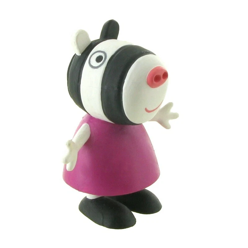Peppa Pig Figura Zoe Cebra 5,5 CM Comansi Figura 90153 - Imagen 1 de 1