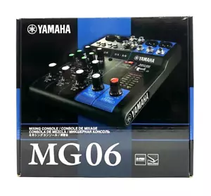Yamaha MG06X 6-Channel Compact Audio Mixer with Built In Effects - Picture 1 of 22