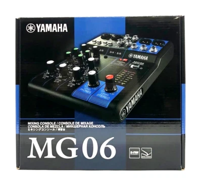 Yamaha MG06X 6-Channel Mixer From Japan New - Image 1 of 4