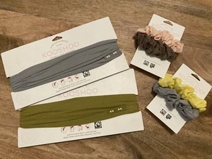 KOOSHOO Organic Cotton Hair Headbands and/or Scrunchies - PICK 2 - Picture 1 of 1