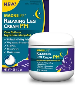 Relaxing Leg Cream PM, Deep Penetrating Topical for Pain and Restless Leg Syndro - Picture 1 of 12