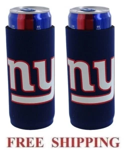 NY GIANTS NFL Football MICHELOB ULTRA 2 SLIM CAN COOLER COOZIE KOOZIE NEW - Picture 1 of 1