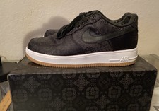nike air force 1 black silk