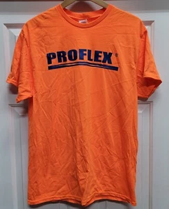 Delta Pro Weight TShirt High Visibility Orange Proflex Products Inc. FL. Size L - Picture 1 of 3