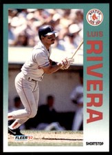 1992 Fleer Luis Rivera Baseball Cards #48