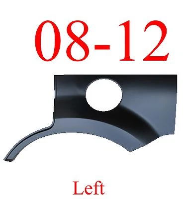 08 12 Ford Escape Left Upper Wheel Arch Panel, Mazda Tribute, Mercury Mariner - Image 1 of 4