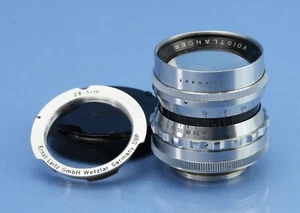 VOIGTLANDER VINTAGE 50MM NOKTON F1.5 LEICA LTM SM LENS +CAP +M RING MINT! WOW! - Picture 1 of 5