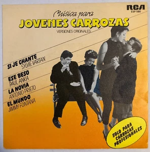 MUSICA PARA JOVENES CARROZAS, FEAT SYLVIE VARTAN, 1972 SPANISH 7¨ EP PS, PROMO - Picture 1 of 4