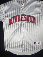 Minnesota Twins Authentic MLB Baseball Jersey Sewn Russell Athletic Medium