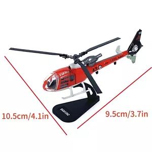 Diecast Alloy 1/100 Scale For Aerospatiale SA341/342 Gazelle Helicopter Model - Picture 1 of 8