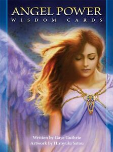 ANGEL POWER WISDOM CARDS Oracle Kit Card Deck Angelic Book Tarot Boxed Set 