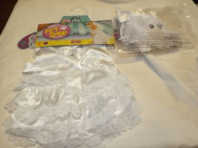 Rubies Pet Shop Boutique White Wedding Bride Doggy Dress Size Medium Dog Puppy - Image 1 of 4