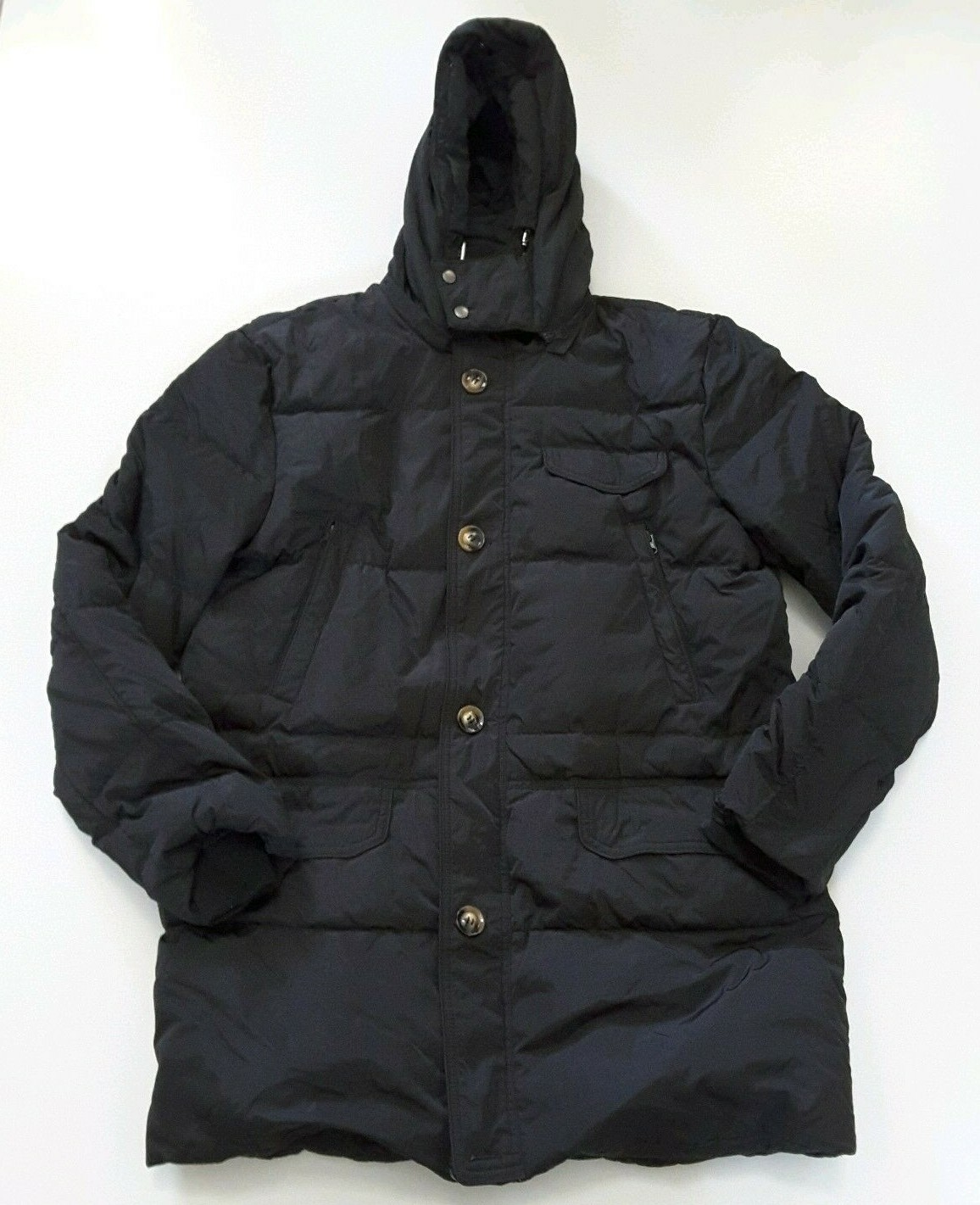 Down Parka Puffer Jacket Hooded Size XL 