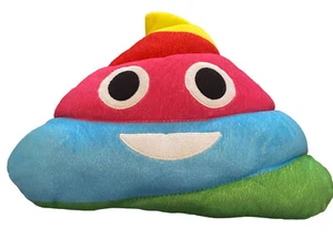 rainbow poop emjoi pillow  - Picture 1 of 4