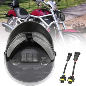 LED Running Headlight For Harley V Rod VRSC V-ROD VROD VRSCA VRSC Motorcycle - Picture 1 of 15