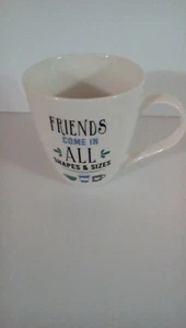 Pfaltzgraff Everyday, Friends Come in All Shapes & Sizes Novelty 16oz Coffee Mug - Picture 1 of 3