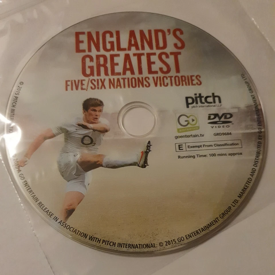  Englands Greatest Five/Six Nations Victories (2015) DVD Football CD Disc only - Image 1 of 1