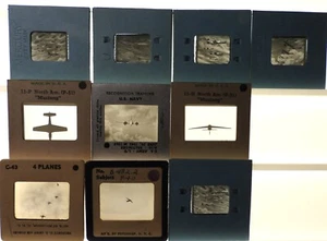 Vintage 1940er WWII US Navy ID Anerkennung Ausbildung 35mm Foto Dias amerikanische Flugzeuge - Bild 1 von 3