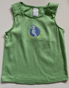 Gymboree Mermaid Magic Horsin' Around Tank Top Green Sleeveless Girls Size 6 NWT - Picture 1 of 2