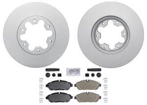 For Ford Transit 250 350 6 Bolt 2020-2024 Front Coated Disc Brake Rotors Pads - Picture 1 of 6