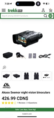 Akaso Seemor night vision  - Image 1 of 4