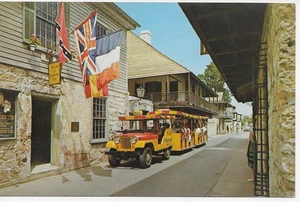 Cartolina pittoresca Old St George Street, St Augustine Florida - Foto 1 di 2