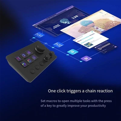 Sleek Portable Customizable Keypad Ideal for Gamers and For Streamers Alike - Image 1 of 4
