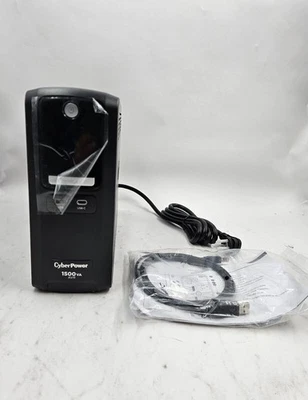 CYBERPOWER CST150UC SIMULATED SINE WAVE 1500VA/900W 10 OUTLETS BATTERY BACKUP - Image 1 of 3