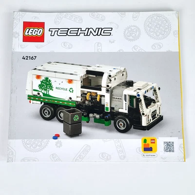 Lego Technic 42167 Mack Camión de Basura Eléctrico Folleto de Instrucciones Manual Solo Foto 1 de 4