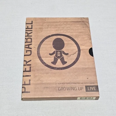 Peter Gabriel Growing Up LIVE CONCERT (DVD, 2003) + Two Booklets AMAZING PACKAGE Foto 1 de 4