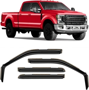 Protectores de lluvia extra duraderos de vidrio en canal Voron para Ford F250 a F550 Super Dut - Imagen 1 de 12