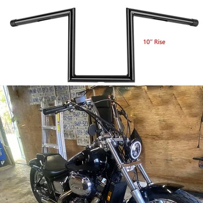 Manillar de elevación de 1" 25 mm Z-Bar 10" para Honda Shadow Spirit 750 VLX VT 600 1100 Foto 1 de 4